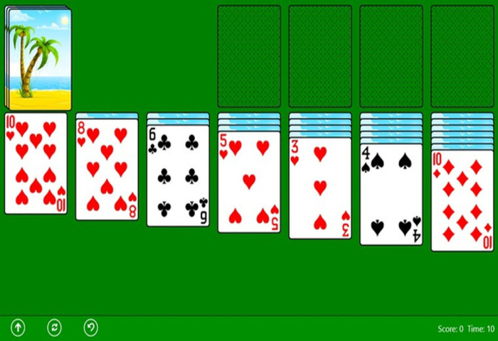 game xếp bài solitaire cổ điển